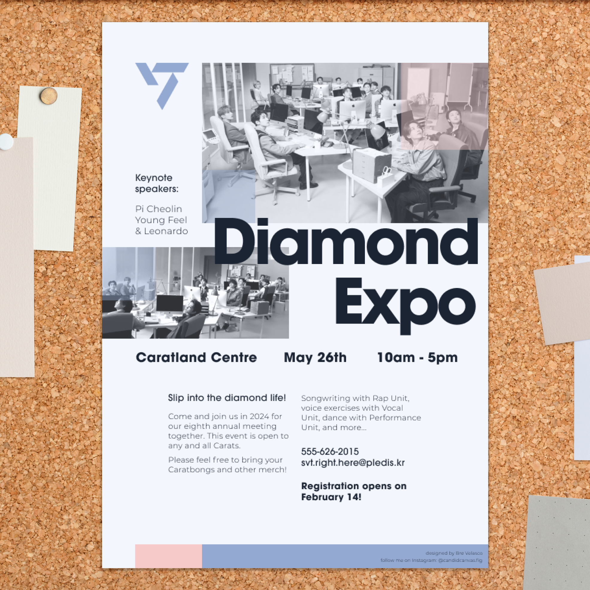 SEVENTEEN business conference pamphlet poster